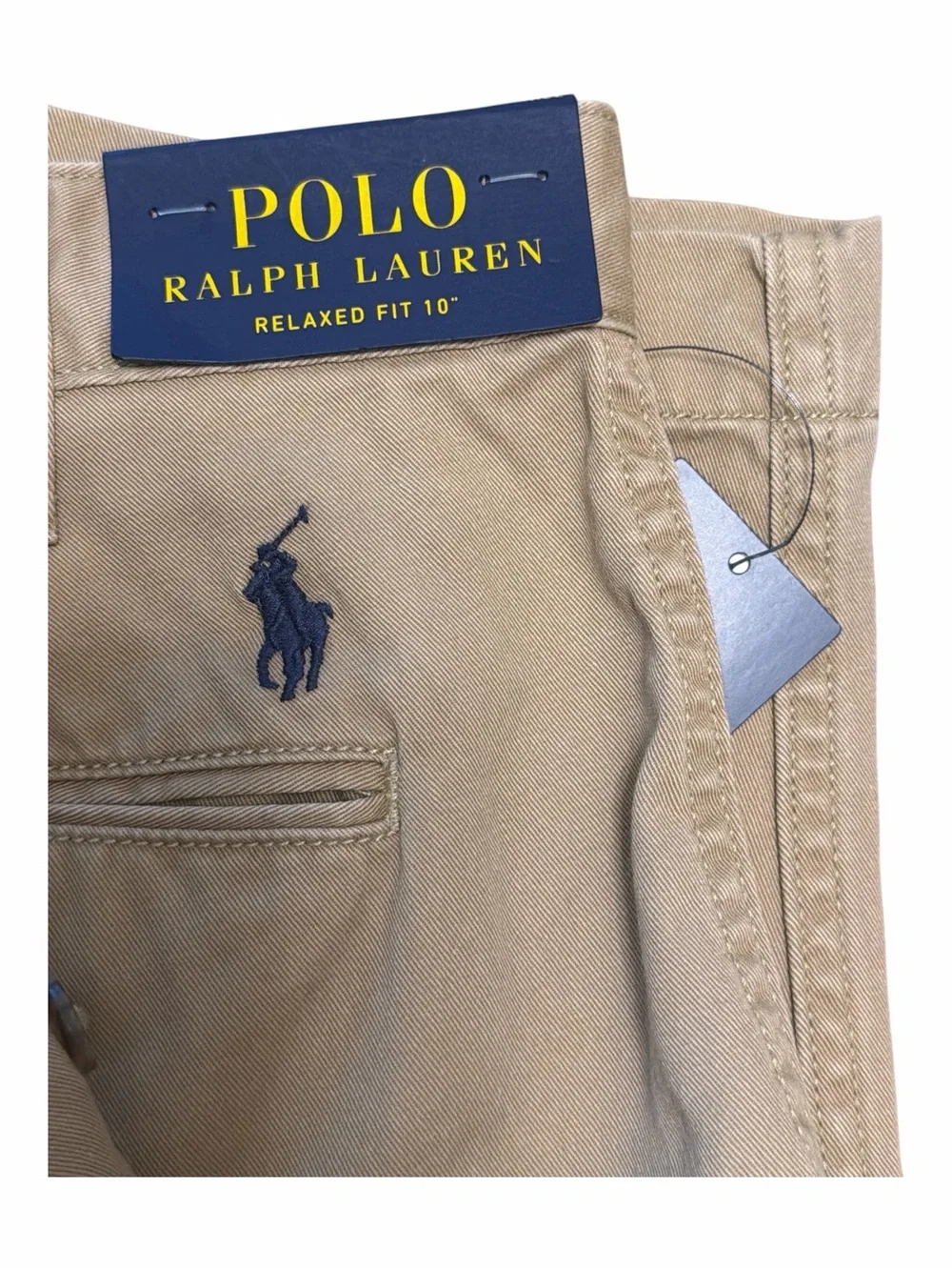 Polo Ralph Lauren Relaxed Fit 10” Khaki Chino Shorts NWT Men’s 32